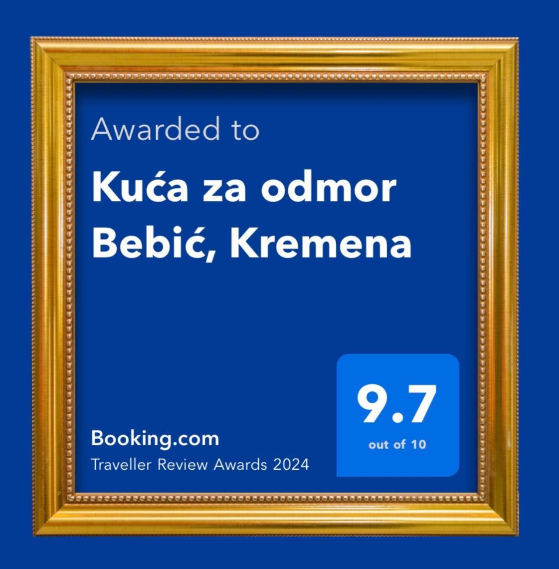 Kuca Za Odmor Bebic, Kremena Villa Klek Bagian luar foto